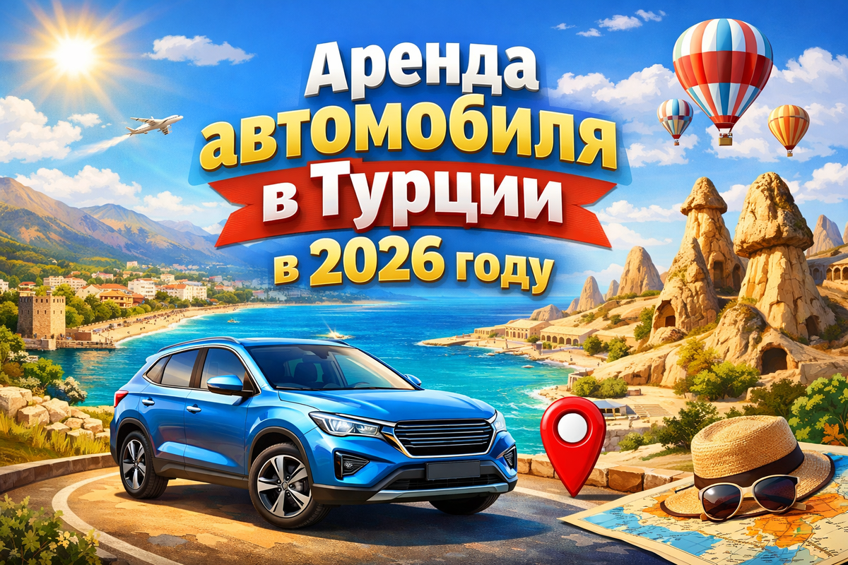 Аренда автомобиля в Турции в 2026 году — ничего сложного, если знать как.