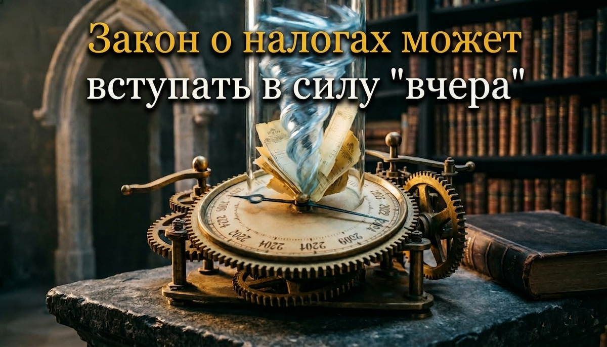 Закон распространяет действие на предыдущие периоды