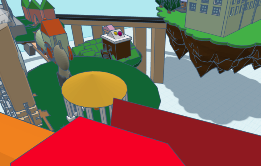 вид с дережабля