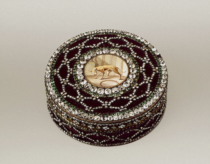 Табакерка «Лизетта», ювелир Иоганн Шарф