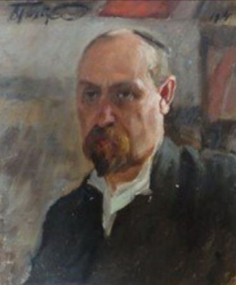 Василий Фомич Гильберт. Автопортрет. 1914 г. Из коллекции Тульского музея изобразительных искусств