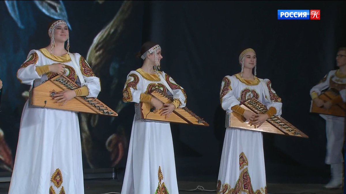 Ансамбль гусляров «Весёлый перезвон» на телеканале Россия Культура.