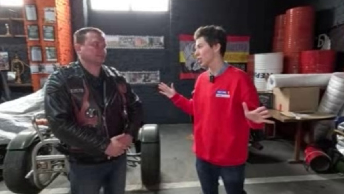    Ангар в Курском Беседино байкеры превратили в гостиницу для путешествующих мотоциклистов