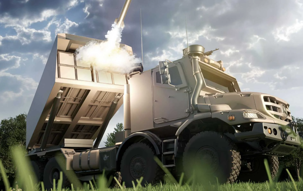    Комплекс размещается на восьмиколесном защищенном шасси и несет два модульных контейнера по четыре ракеты каждый