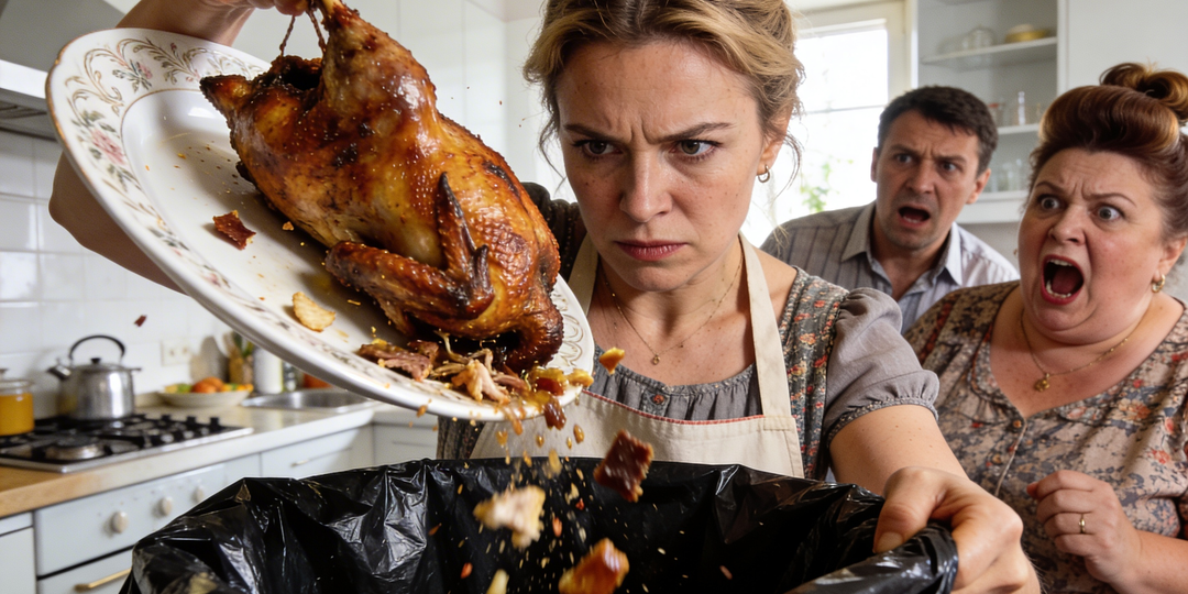 Жена накрывала стол для свекрови, но после услышанного в коридоре выбросила всю еду