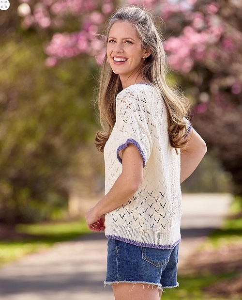 Летний топ. Фото источник: коллекция Tori Gurbisz Chapel.