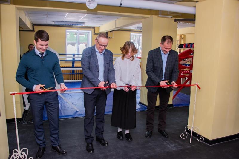    Открытие нового зала бокса