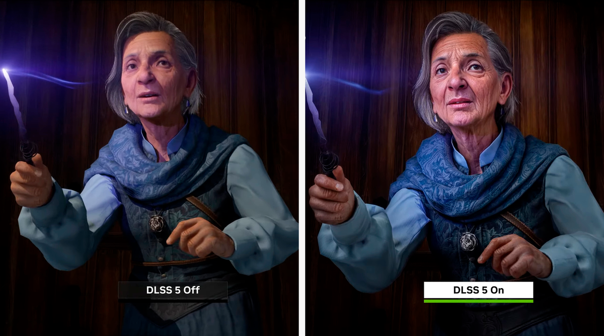 Пример DLSS 5 с презентации NVIDIA