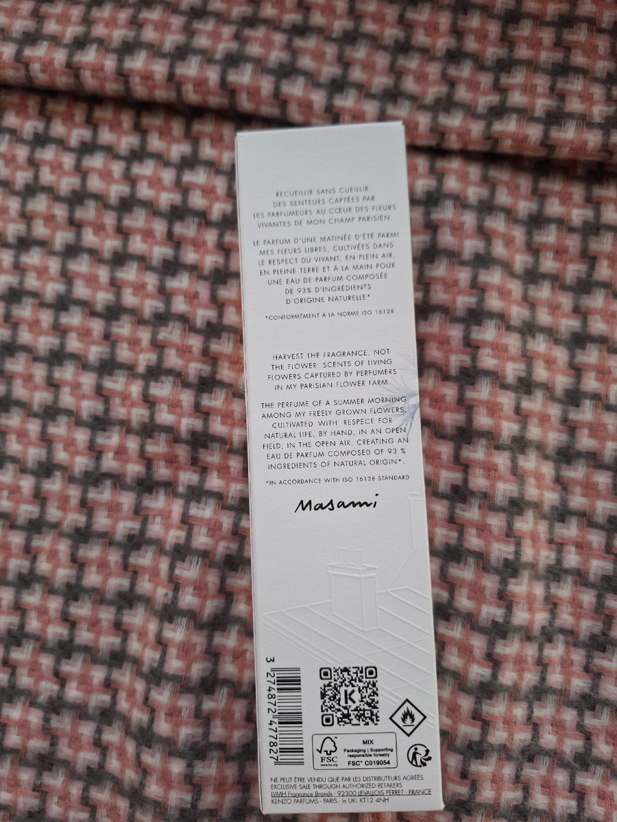 Парфюмерная вода Kenzo Flower by Kenzo La Récolte Parisienne. 