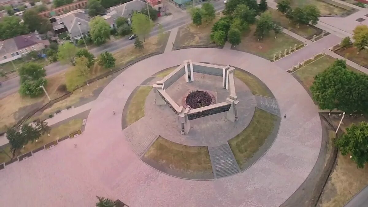 мемориал вид сверху