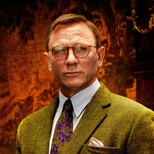 Главный герои серии "Достать ножи" - детектив Бенуа Бланк