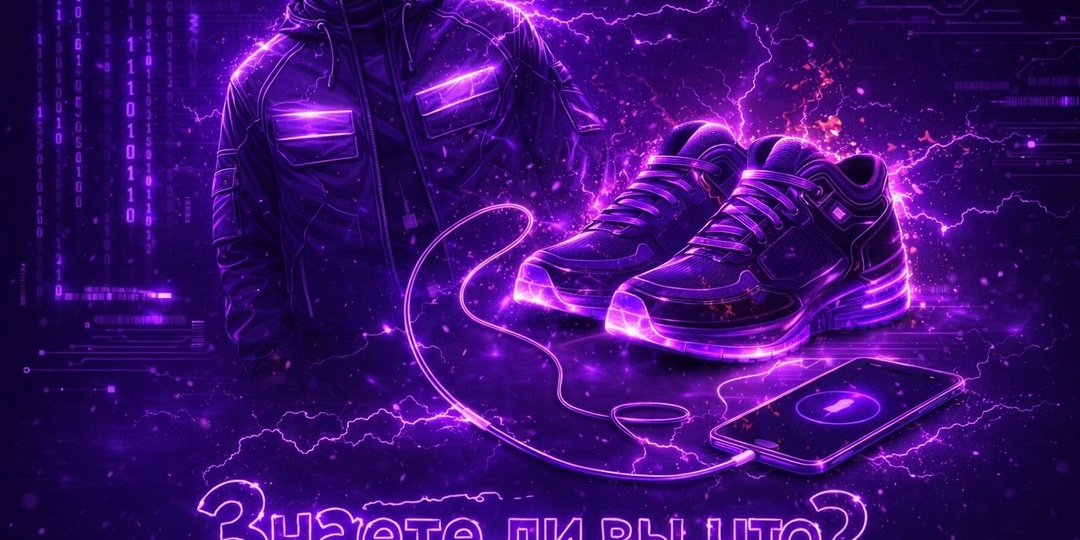 ❓ Знаете ли вы, что ваша одежда скоро сможет заряжать телефон, пока вы просто идёте по улице? 👕🔋