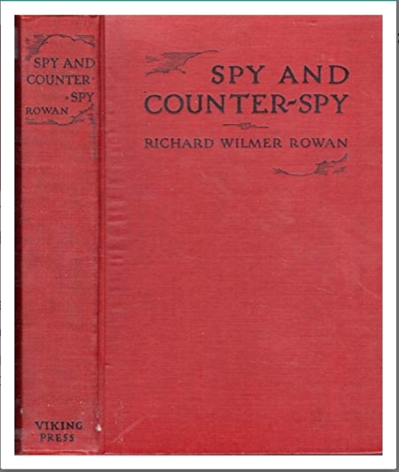 Первое американское издание книги "Разведка и контрразведка" Ричарда У. Роуана