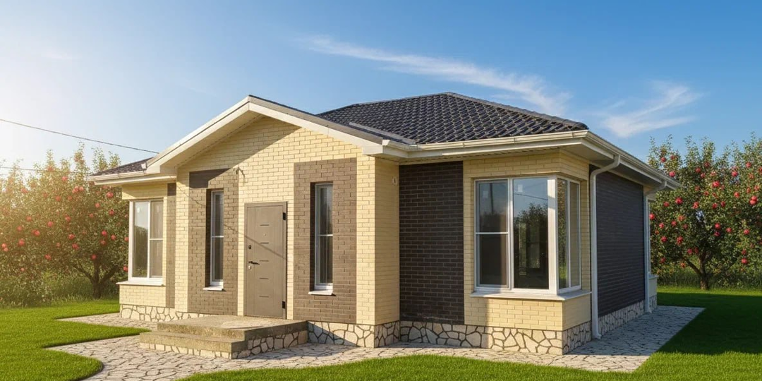 Проект дома 87,7 м²: компактное одноэтажное решение для семьи (ДП-5)