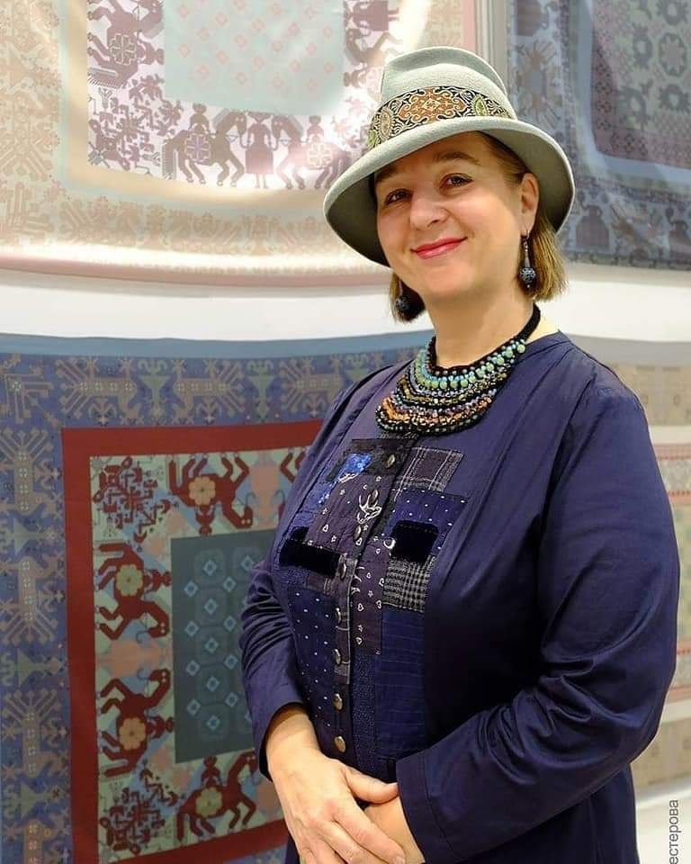 Снимок сделан на одной из выставок Грандтекстиль в Москве 