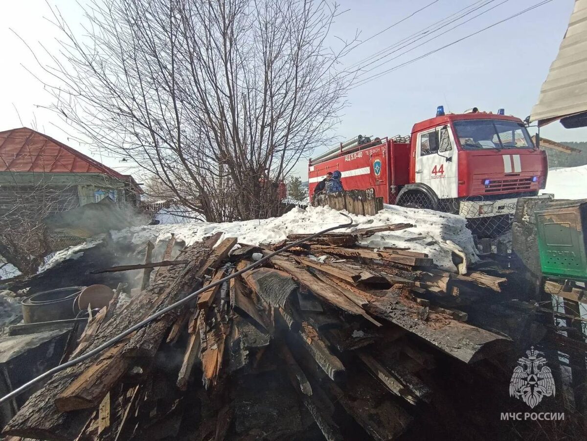    Мужчина и женщина погибли при пожаре в Белорецком районе Башкирии