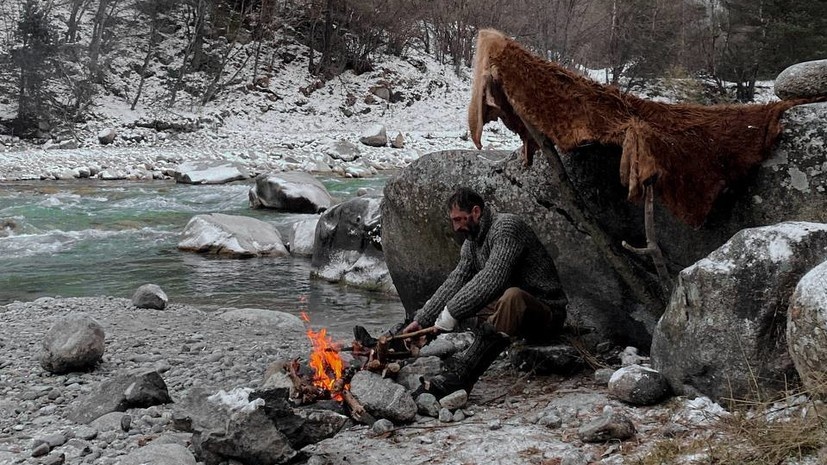     Съёмки фильма «Охотник»  Виктория Бесолова, Амиран Алборов