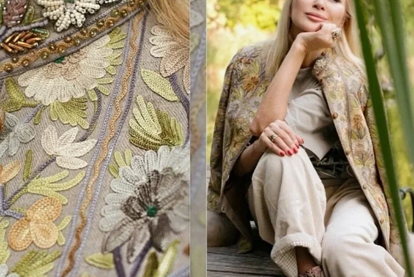 Поверить не могу, певица шансона создает роскошные коллекции одежды в русском стиле