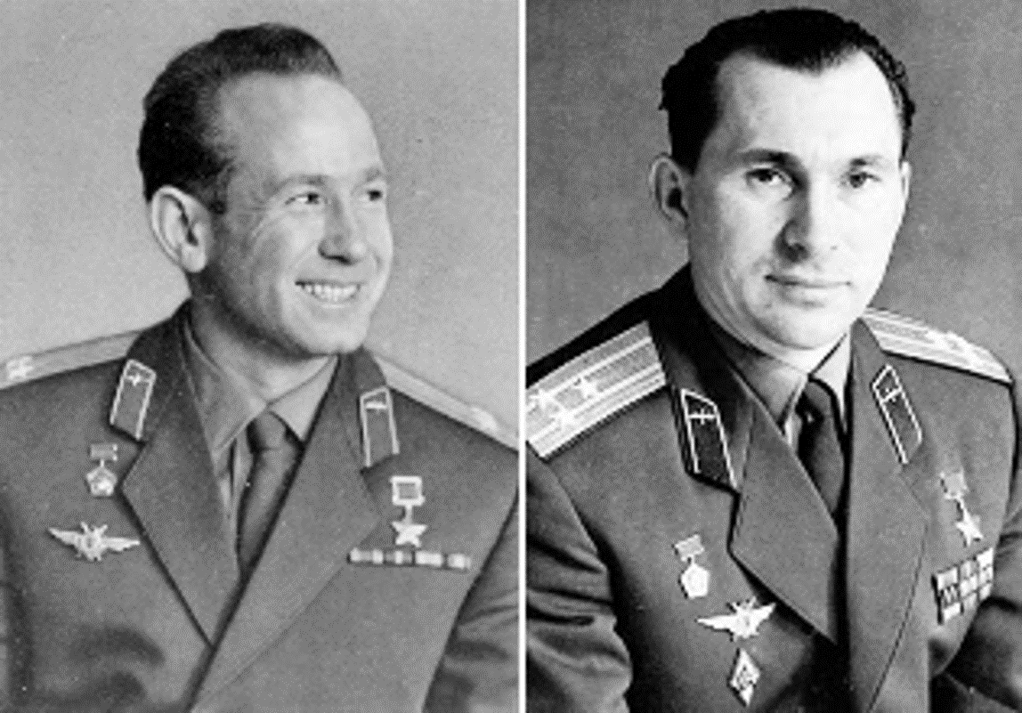 Алексей Леонов и Павел Беляев.