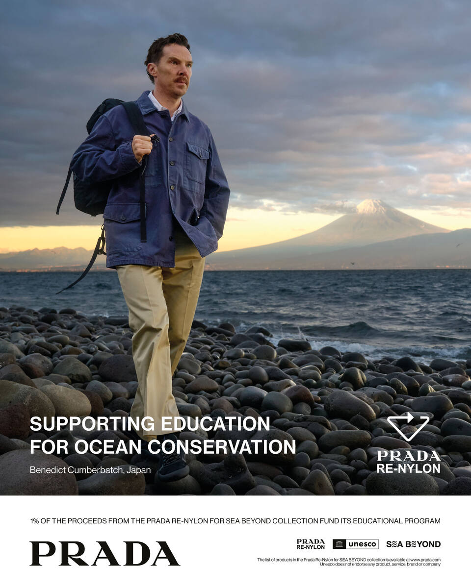    Бенедикт Камбербэтч и Летиша Райт стали лицами кампании Prada Re-Nylon (фото 1)