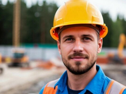    Строитель // Фото сгенерировано нейросетью «Шедеврум»