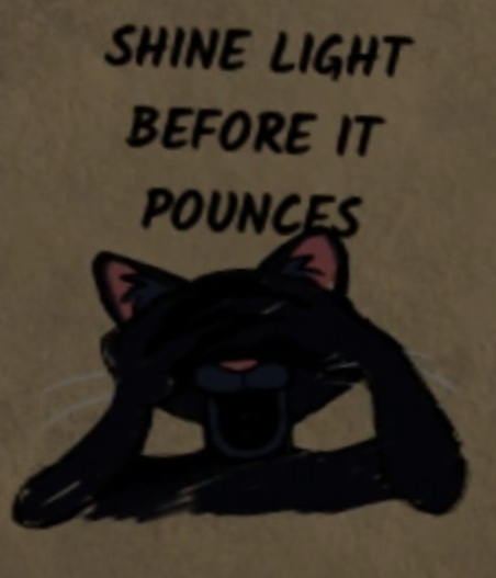 «Зажги фонарик, прежде чем он набросится»