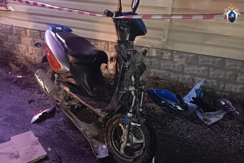    СУ СКР по Челябинской области. Мопед после ДТП