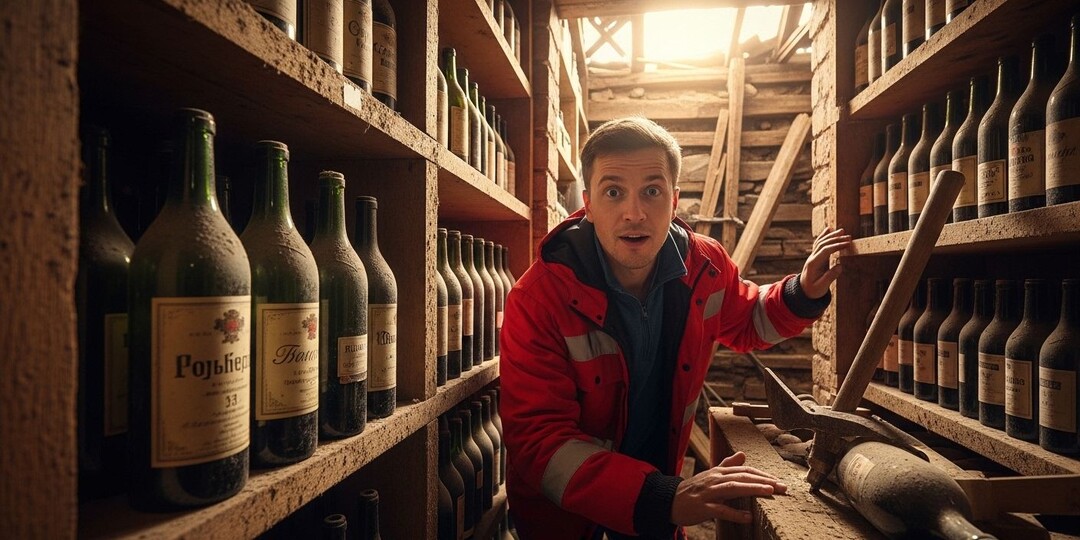 Нашел винный погреб времен императора на участке под снос – это изменило все