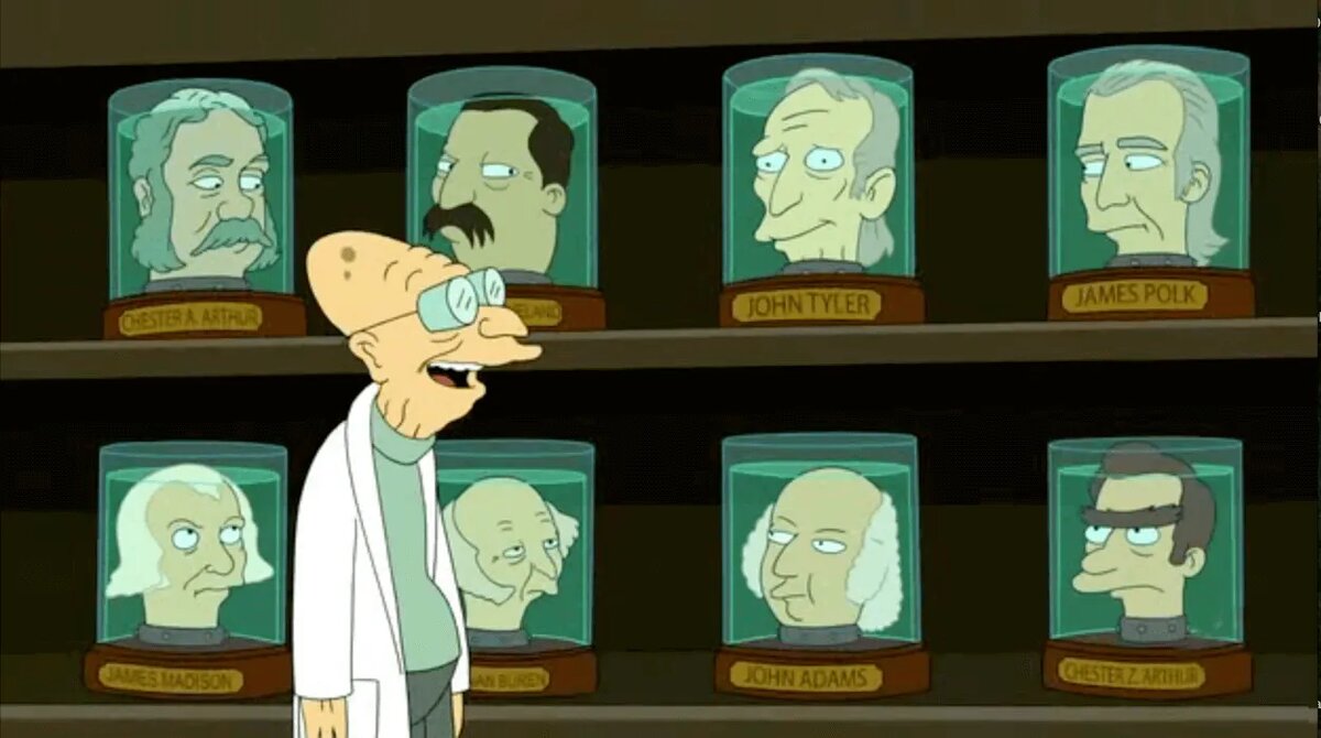 Кадр из мультсериала "Футурама"