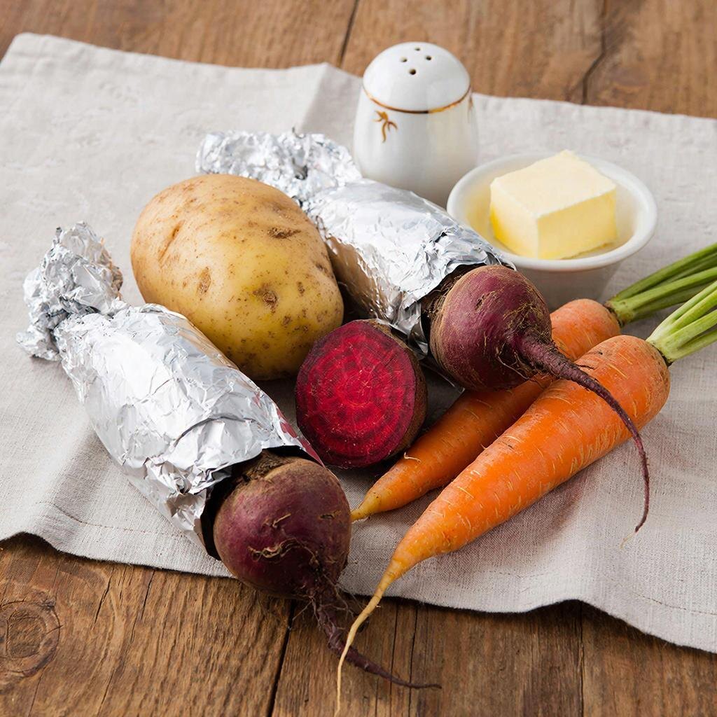 Как запечь свеклу, морковь и картошку в аэрогриле для салата: идеальные овощи за 40 минут