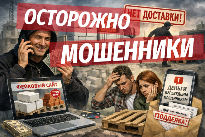 С началом строительного сезона активируются мошенники на рынке строительных материалов.