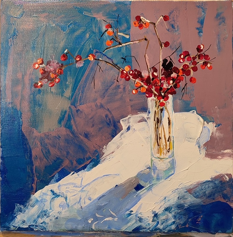 "Ноябрь", 30х30, акрил. 2025 г.