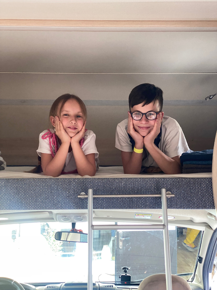 Дети в восторге от автодома