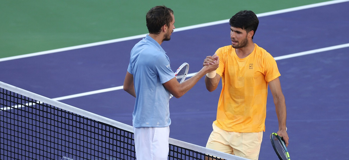 Изображение взято с просторов Интернета. Медведев обыграл Алькараса