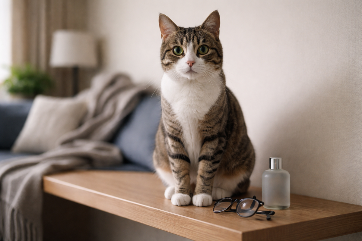 Когда полка становится для кошки самой понятной игрой и способом занять себя