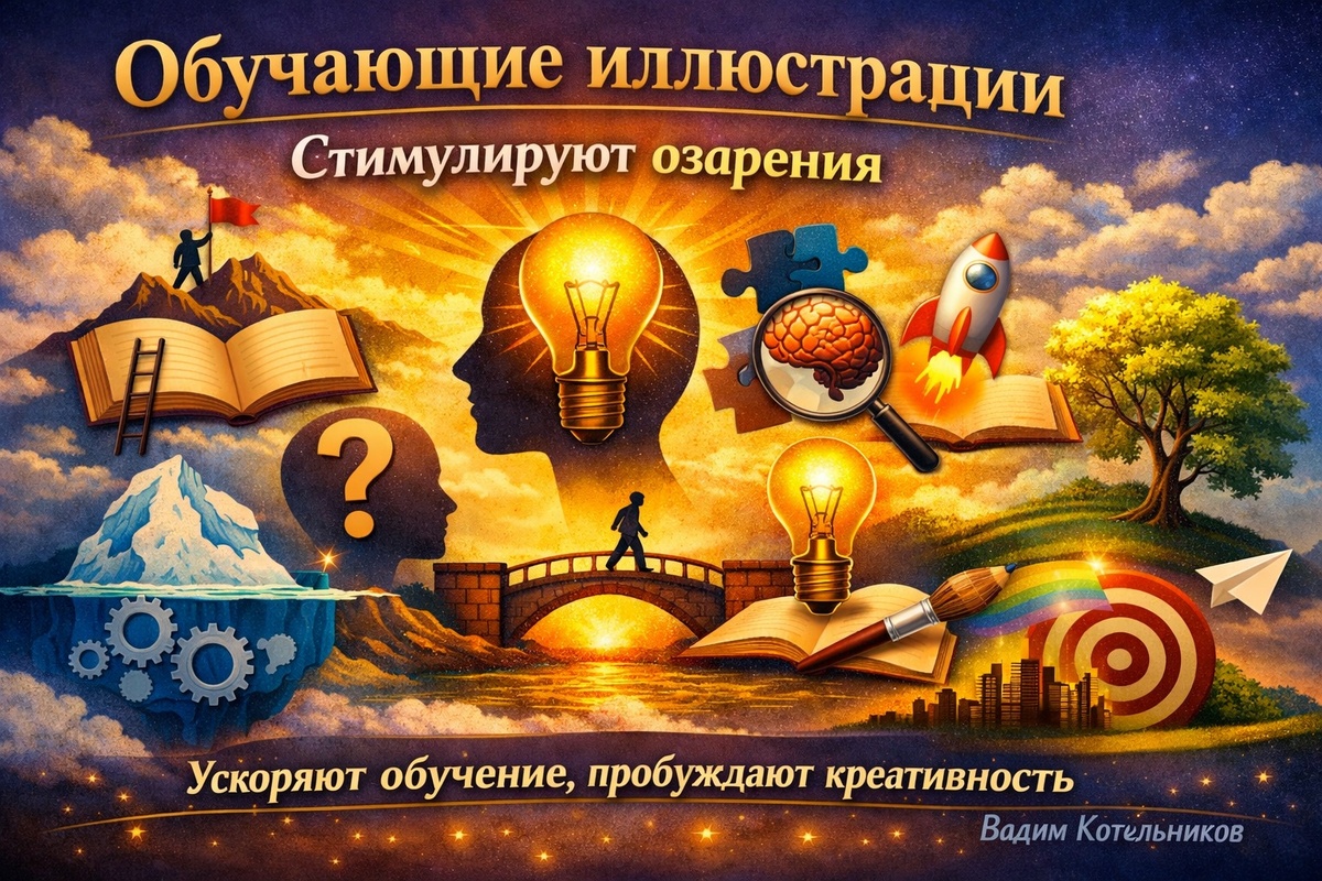 Образовательные изображения, вызывающие озарения и стимулирующие творчество. Вадим Котельников