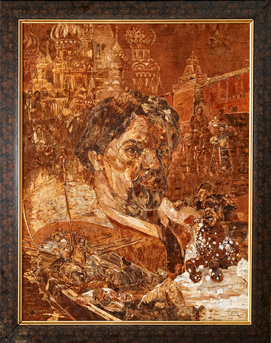 "Воспоминания Сурикова". Береста. 2018