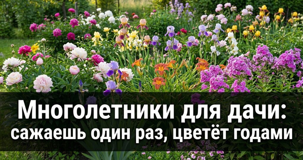 Многолетники для дачи: цветы, которые не нужно сажать каждый год