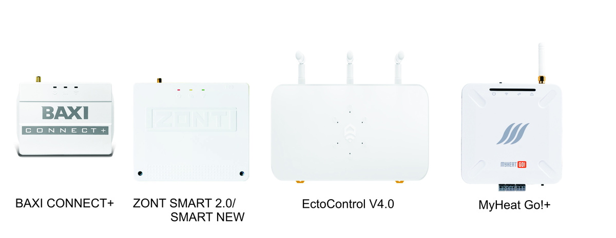 Пять контроллеров для цифрового управления котлами Baxi