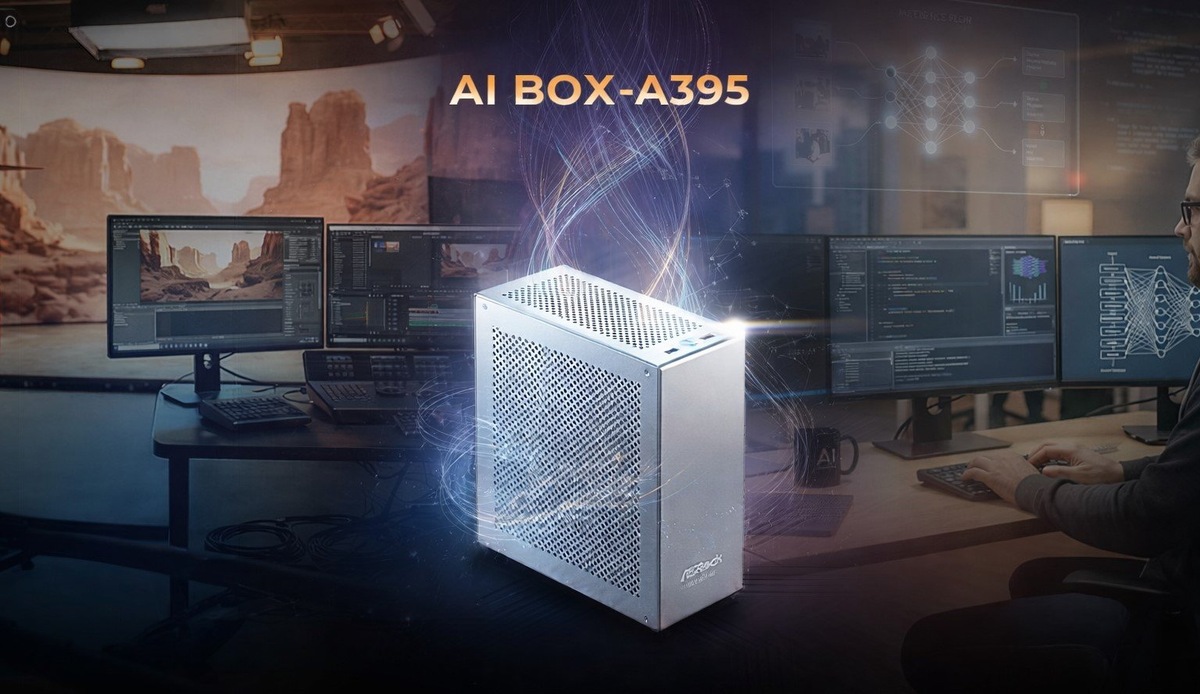    ASRock показала мини-ПК AI BOX-A395 на Ryzen AI Max+ 395