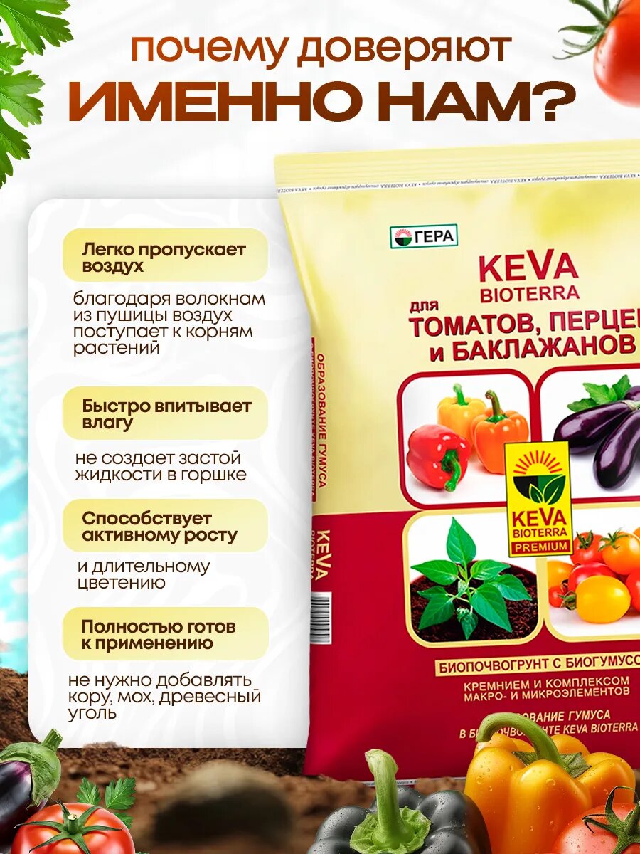 Что значит грунт линейки KEVA Bioterra от ГЕРА и в чём его особенности?