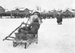 Сенной рынок зимой. 1946-48 гг.
