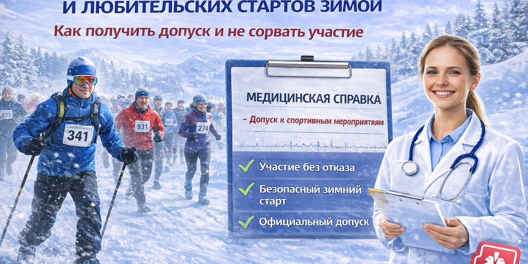 Медсправка для зимних массовых стартов: как получить допуск и не сорвать участие