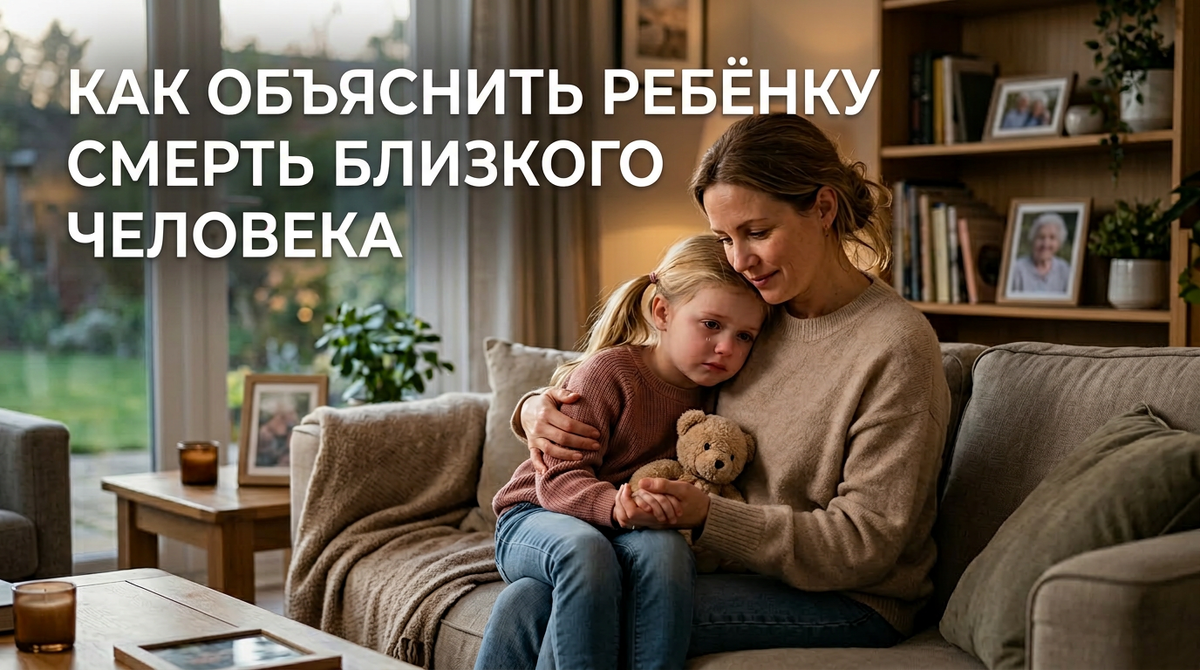 Как объяснить ребёнку смерть близкого человека