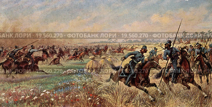батальная сцена 1812 года