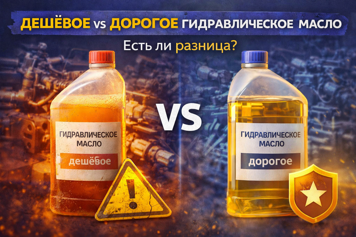 Дешёвое или дорогое гидравлическое масло — есть ли реальная разница для оборудования? В статье представлен лабораторный сравнительный анализ, включая тесты на износ, окисление, пенообразование и стабильность вязкости. Вы узнаете, как выбор масла влияет на ресурс насосов и клапанов, эффективность гидросистемы и затраты на обслуживание. Практические выводы для специалистов по промышленной гидравлике, обслуживанию и эксплуатации гидросистем помогут принять правильное решение при выборе жидкости.