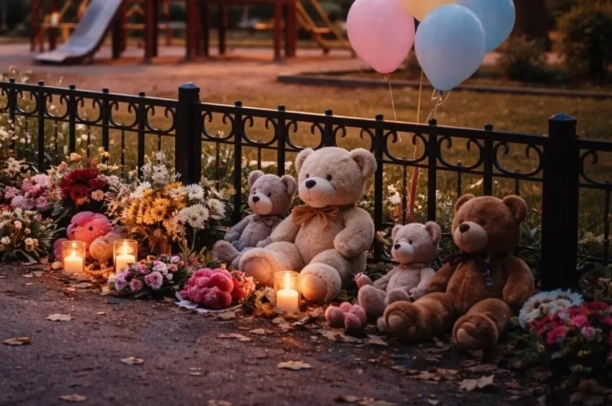    В Самаре жители устроили стихийный мемориал на месте ужасной гибели ребенка