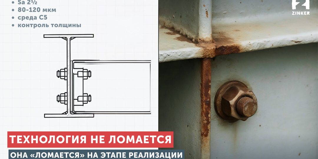 Как технологии антикоррозии «ломаются» на этапе реализации