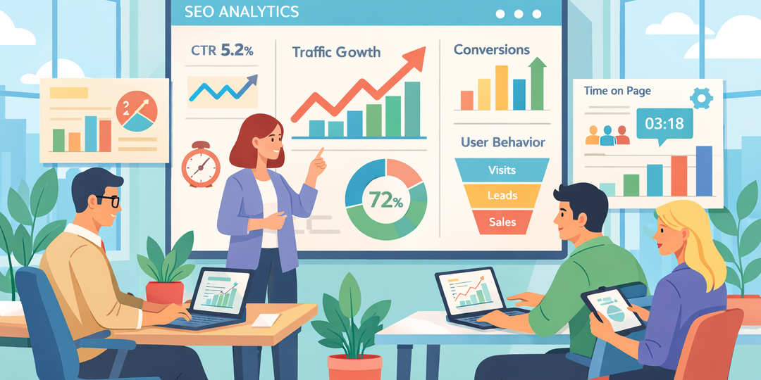 SEO-метрики в 2026: что отслеживать, чтобы сайт рос, а не стоял на месте