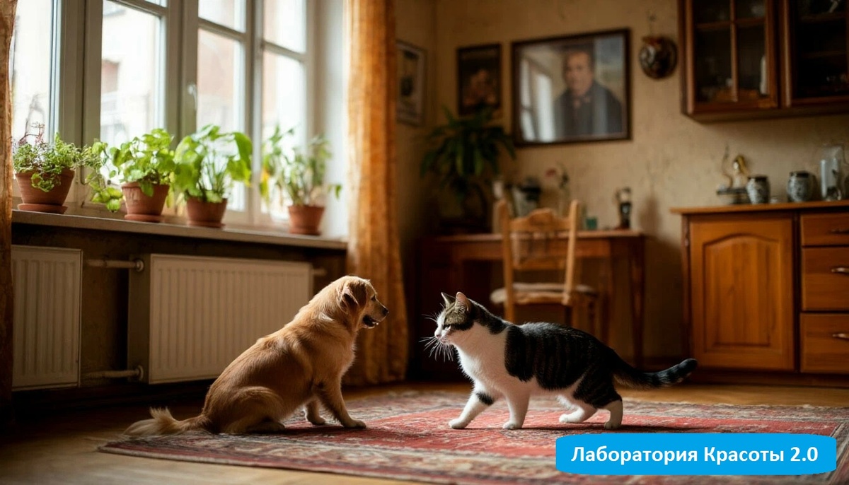 Кот и пёс: две грани одной любви
